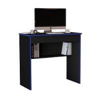 Mesa Escrivaninha Vitória Com 1 Gaveta 2.0 Preto/azul - 2