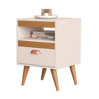 Kit 2 Mesas De Cabeceira Sal Com 1 Gaveta Off-white/ypê/off-white - 2