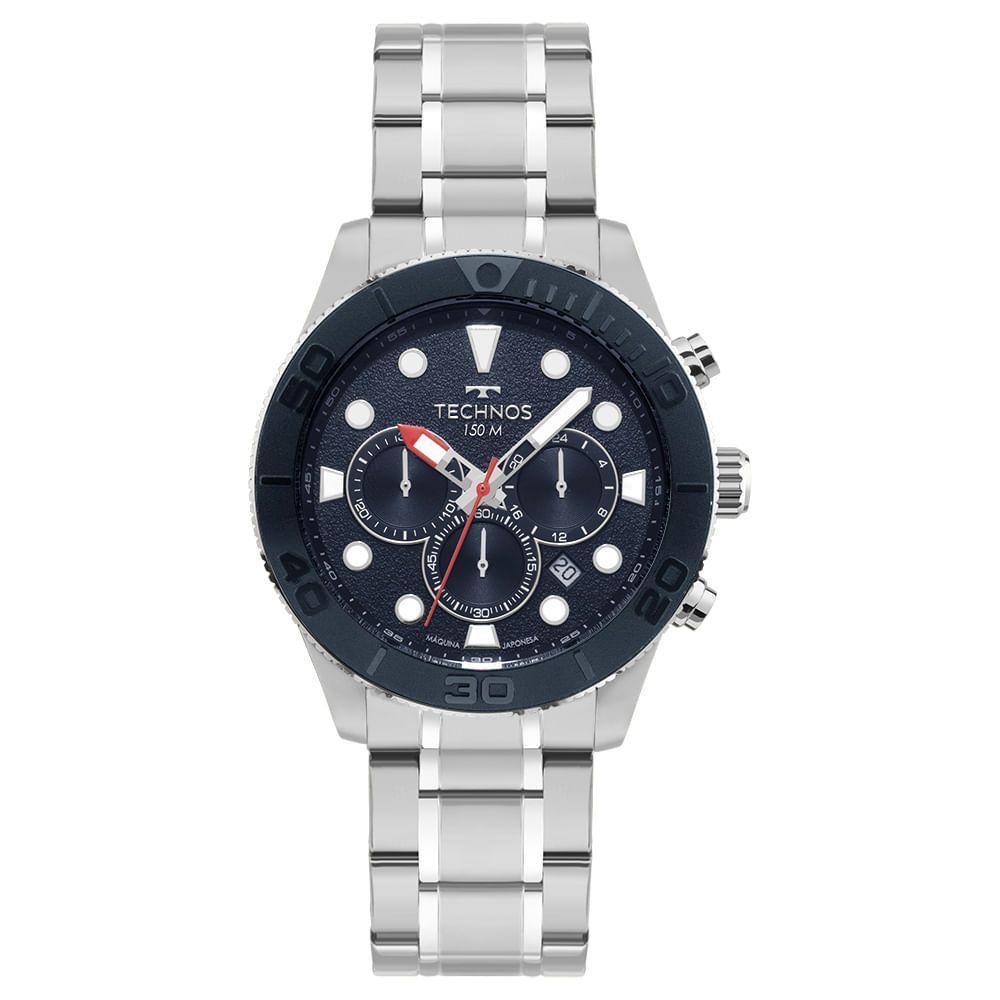 Relógio Technos Masculino Acqua Prata - Js25bcg/1a - 1