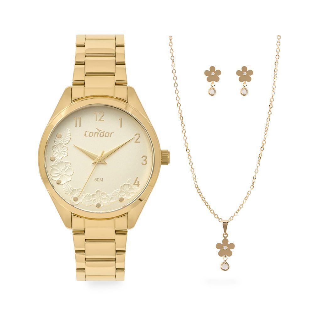 Kit Condor Feminino Mimos E Sutilezas Dourado - Co2036mxh/k4x Co2036mxh/k4x - 1