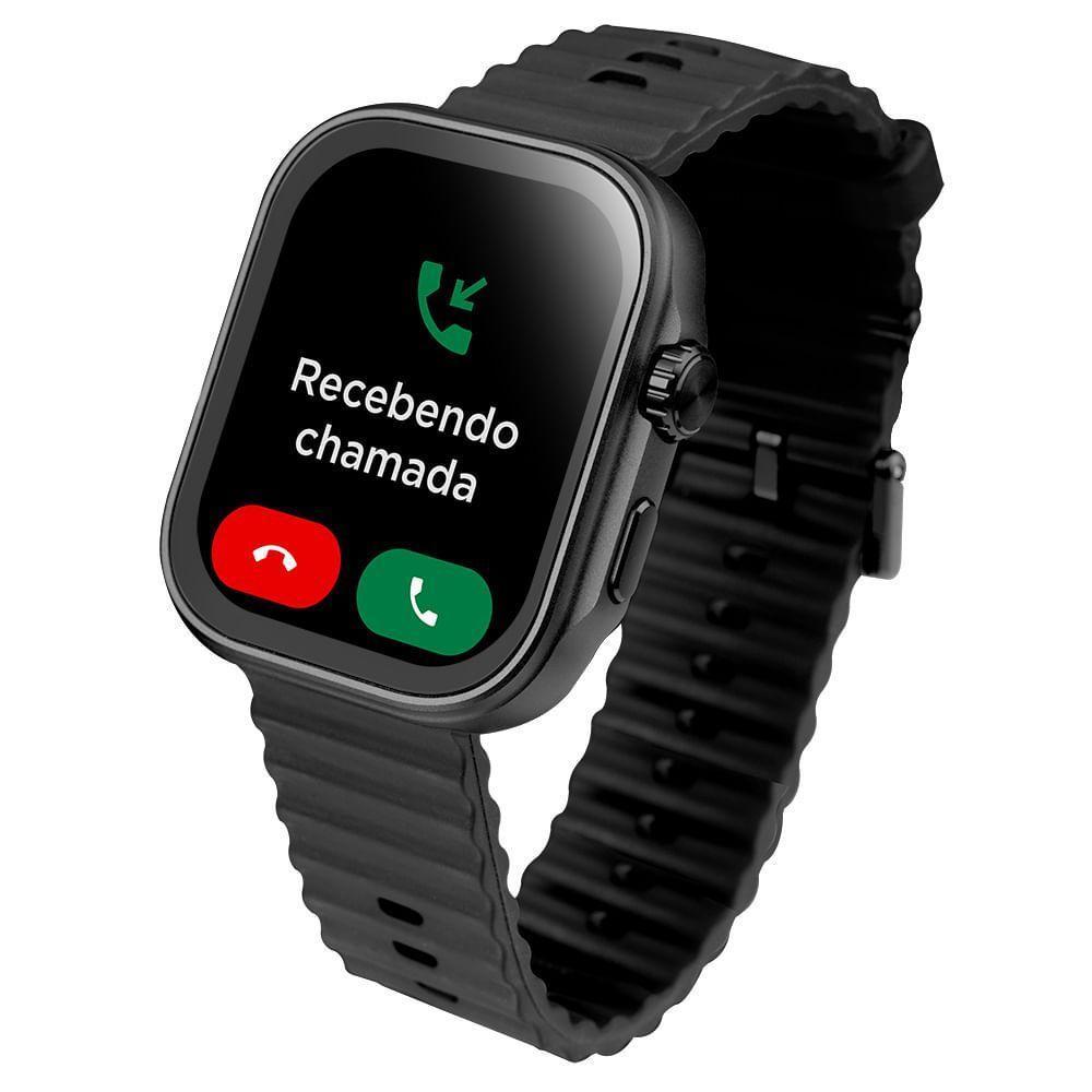 Smartwatch Technos Connect Max Call Preto - Tmaxcaa/9p Relogio Smarts Unissex Connect Preto - Tmaxcaa/9p - 4