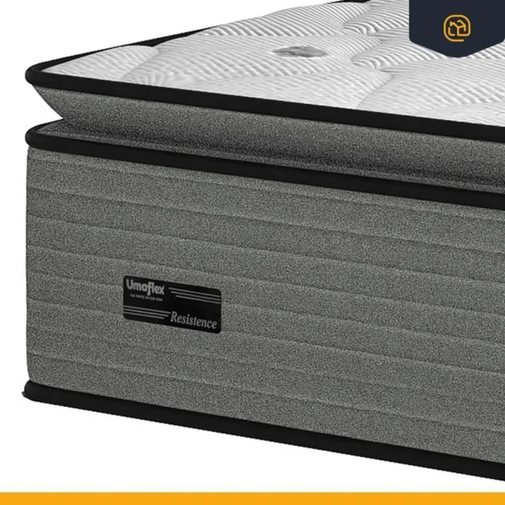 Colchão Solteiro D33 Com Pillow Top Umaflex Resistence 88x188x29cm - 3