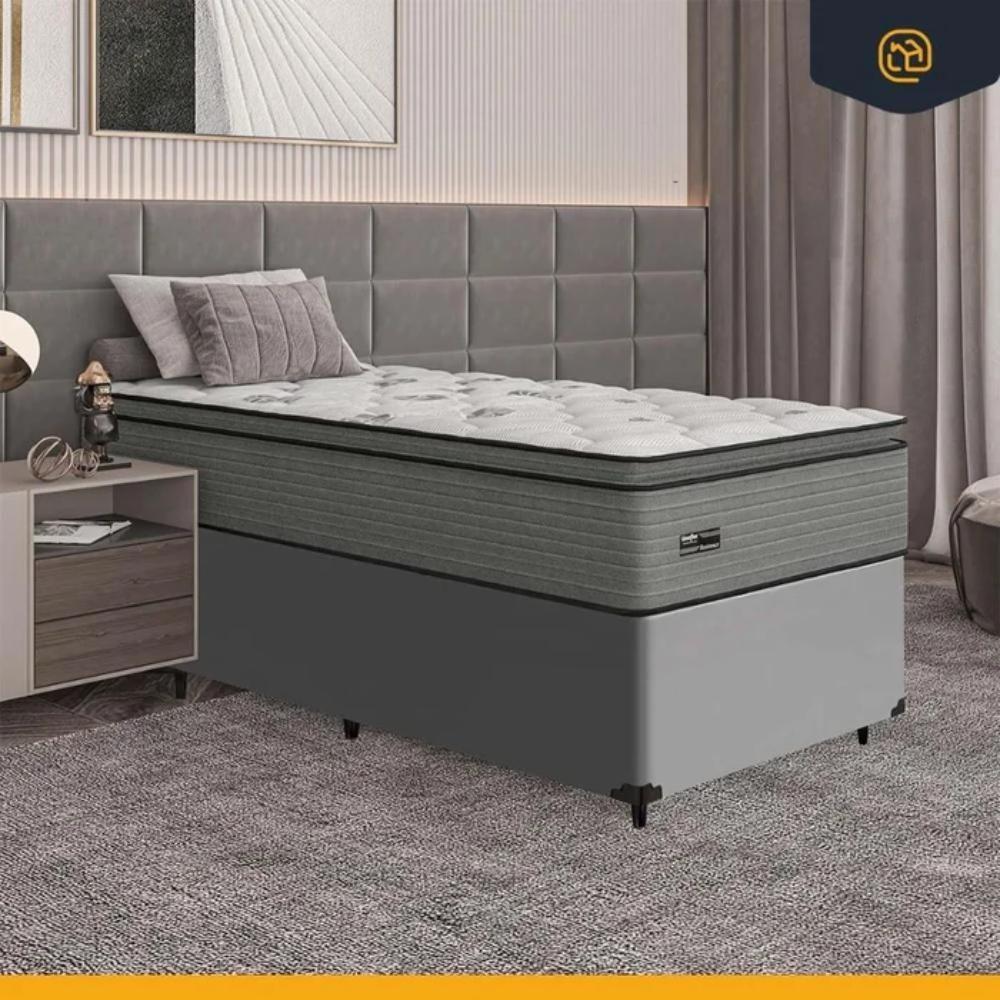 Colchão Solteiro D33 Com Pillow Top Umaflex Resistence 88x188x29cm - 4