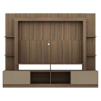 Estante Com Suporte Tv 65" E 2 Portas Oslo Multimóveis V3386 Madeirado/Lacca Fumê - 3