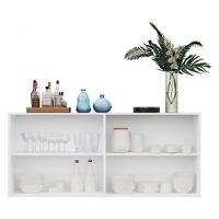 Aparador Buffet 4 Portas Com Espelho Vegas Multimóveis V3561 Branco Branco