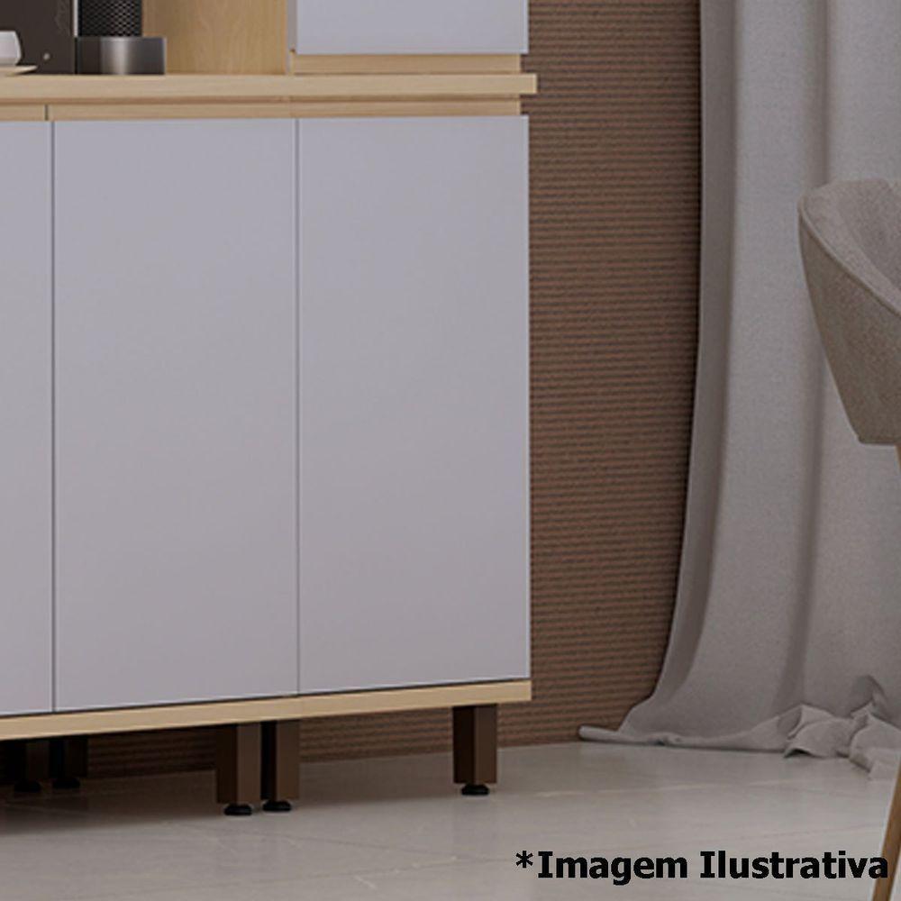 Balcão Para Cozinha 20 Cm 1 Porta Mdf/mdp Aurora Carvalho - 5