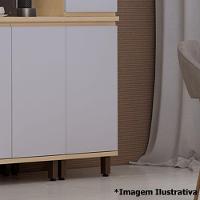 Balcão Para Cozinha 20 Cm 1 Porta Mdf/mdp Aurora Carvalho - 5