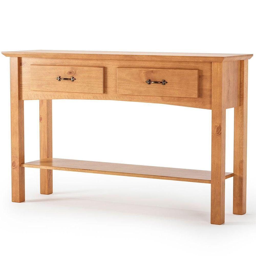 Aparador E Mesa De Centro 100% Madeira Bella Carvalho Fosco - 2