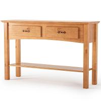 Aparador E Mesa De Centro 100% Madeira Bella Carvalho Fosco - 2