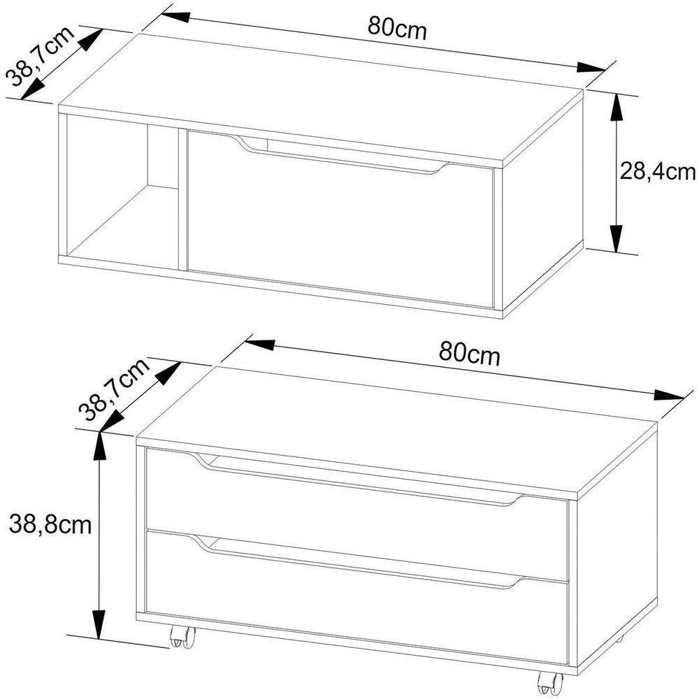 Kit Balcão E Gabinete De Banheiro Com Cuba Karina Mármore Lunar - 3