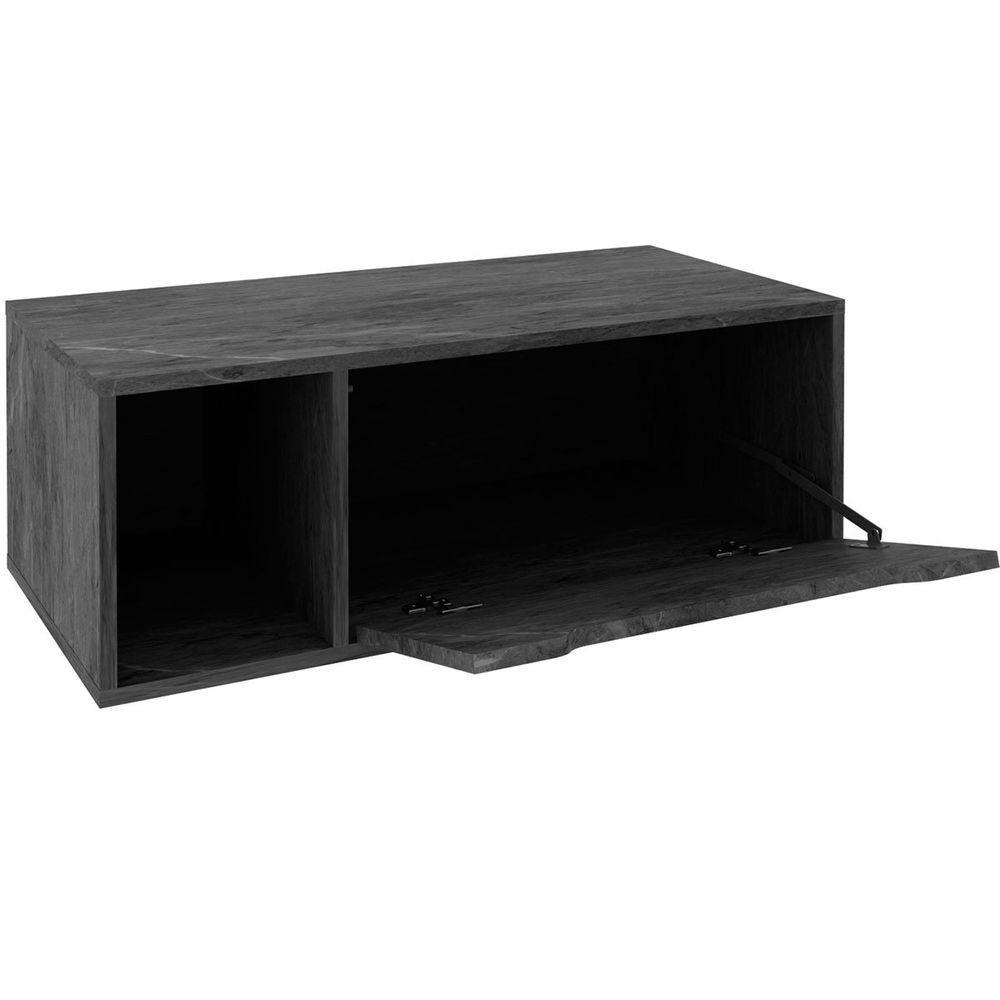Gabinete De Banheiro 80 Cm Com 1 Porta E Nicho Mármore Lunar - 4