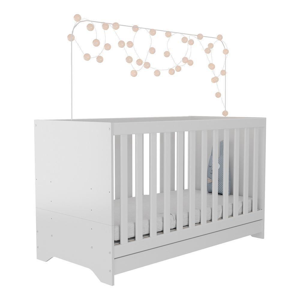 Berço 3 Em 1 com Colchão Incluso Multimóveis Mp0527c Branco - 3