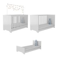 Berço 3 Em 1 com Colchão Incluso Multimóveis Mp0527c Branco