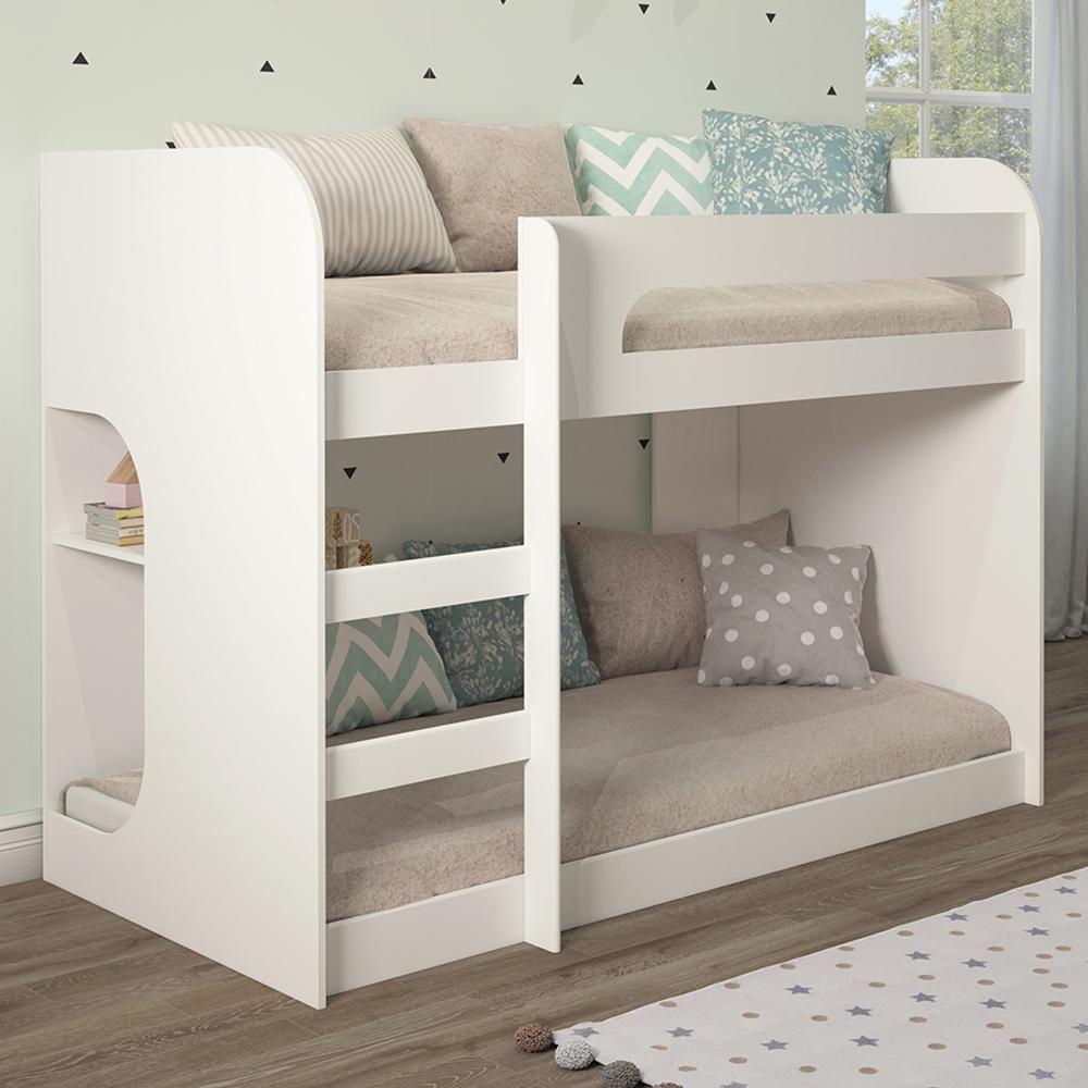 Beliche Montessoriana Ema Branco Com Proteção E Colchões Supreme D33 - Permóbili Baby Branco - 2