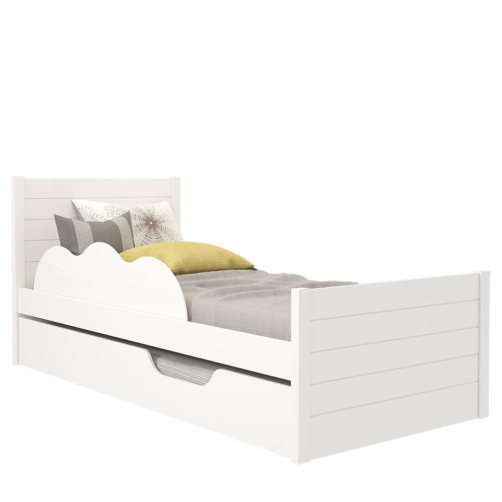 Bicama Elza Branco Com Proteção E Colchões Supreme D33 - Permóbili Baby Branco - 1