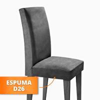 Conjunto Sala De Jantar Luna 120 Mdf Com 4 Cadeiras