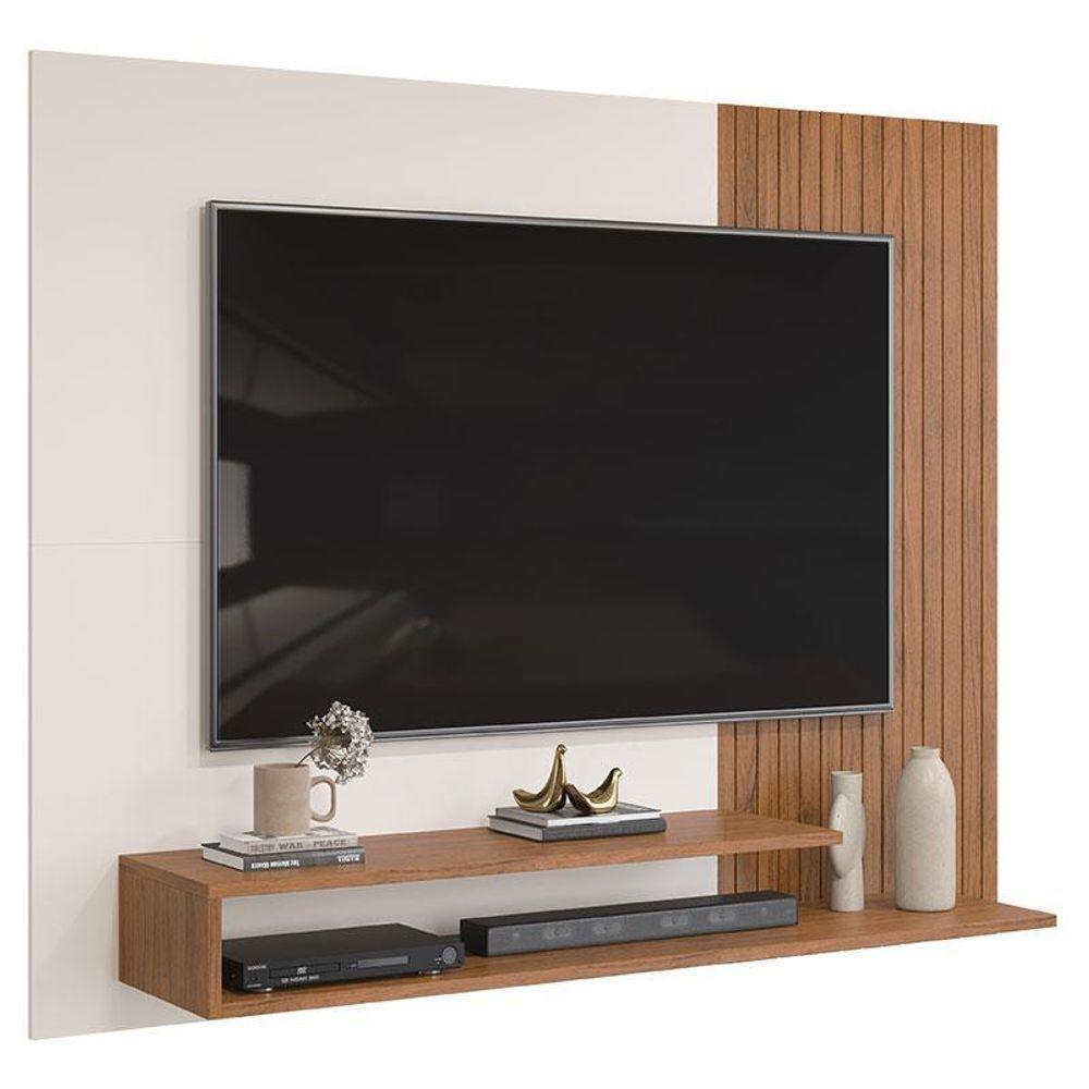 Painel Para Tv Nando Freijó Off White - Dj Móveis - 2