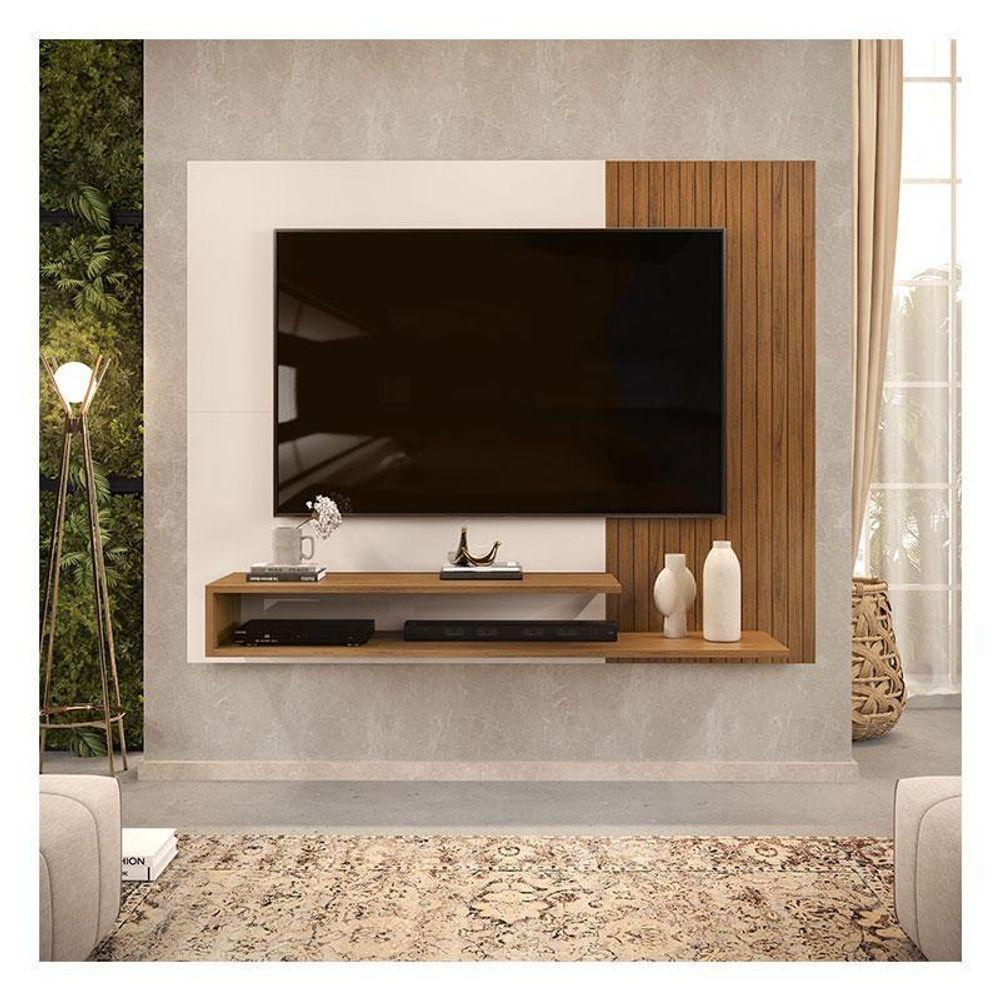 Painel Para Tv Nando Freijó Off White - Dj Móveis - 4