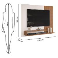 Painel Para Tv Nando Freijó Off White - Dj Móveis - 3