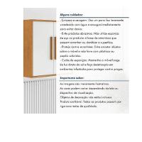 Armário Aéreo 2 Portas Lorena Kaiki Móveis - Nature/off - 6