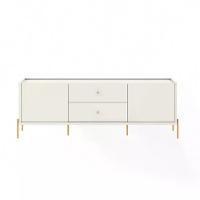 Rack Para Tv Até 75 Polegadas 2 Portas 2 Gavetas Jasper Off White 185cm - 1