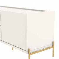 Rack Para Tv Até 75 Polegadas 2 Portas 2 Gavetas Jasper Off White 185cm - 6
