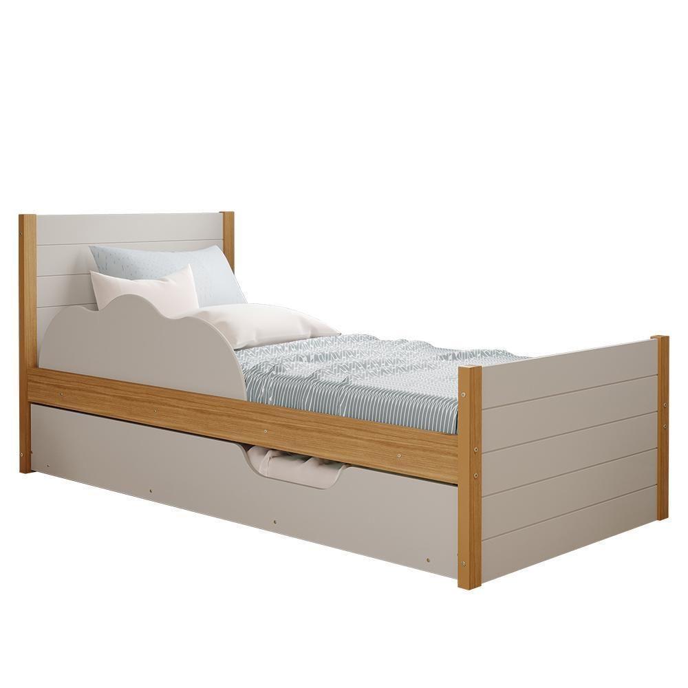 Bicama Elza Nature/off White Com Proteção - Permóbili Baby Nature/off White - 1