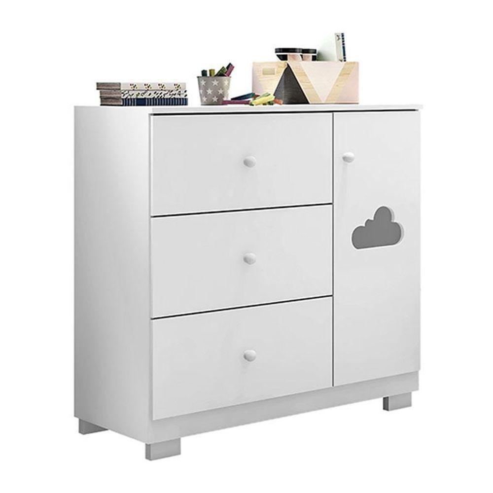 Quarto De Bebê Ane Com Berço Americano Lila Branco Brilho – Phoenix Baby - 4