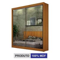 Guarda Roupa 2 Portas 2 Espelhos São Paulo Gold Cinamomo – Leifer Móveis - 3