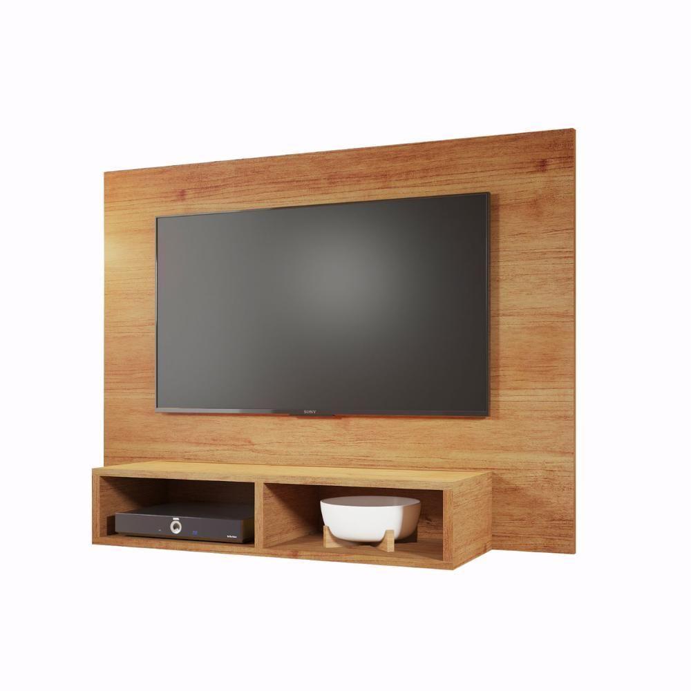 Painel Para Tv Até 43 Polegadas Com Nicho Jazz Mel 120cm - 1
