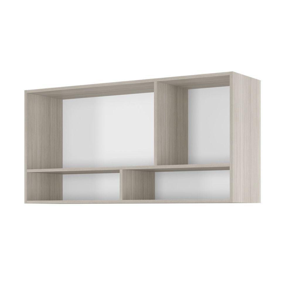 Armario Aereo Cozinha 3 Portas 1,20 M Com Nicho Alice Plus Elmo/elmo Hr Móveis - 4