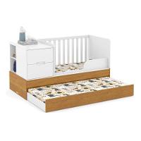 Berço Americano Multifuncional Formare Branco Freijó Com Colchão Gazin – Matic