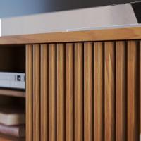 Rack Para Tv Até 75 Polegadas 1 Porta 2 Gavetas Veneza Freijó E Off 200cm - 5