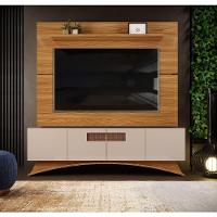 Rack Aurora 4 Portas Com Painel Para Tv Até 70 Polegadas Vitório Carvalho 180cm - 2