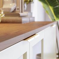 Aparador Para Sala Buffet Ambiente Vitória Freijó Off White – Colibri - 6