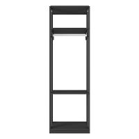 Guarda Roupa Modulado Titan Com Prateleiras Preto - Móveis Leão - 2