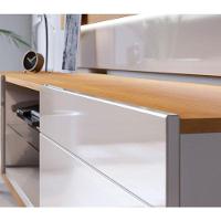 Rack Bancada Classic 2 Gavetas 1.8 Off White Nature - Imcal