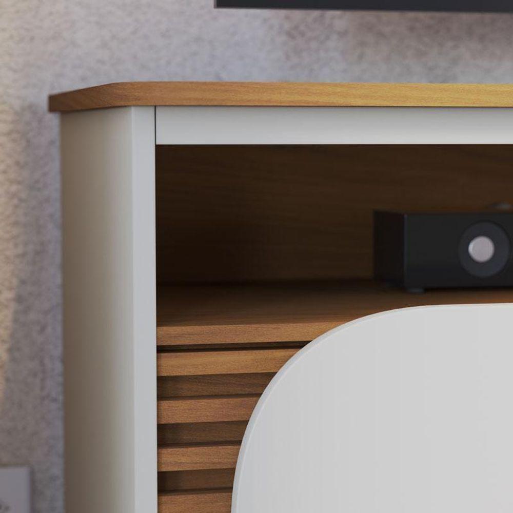 Rack Bancada Ambiente Jurerê 1.5 Freijó Off White Matte – Colibri - 5