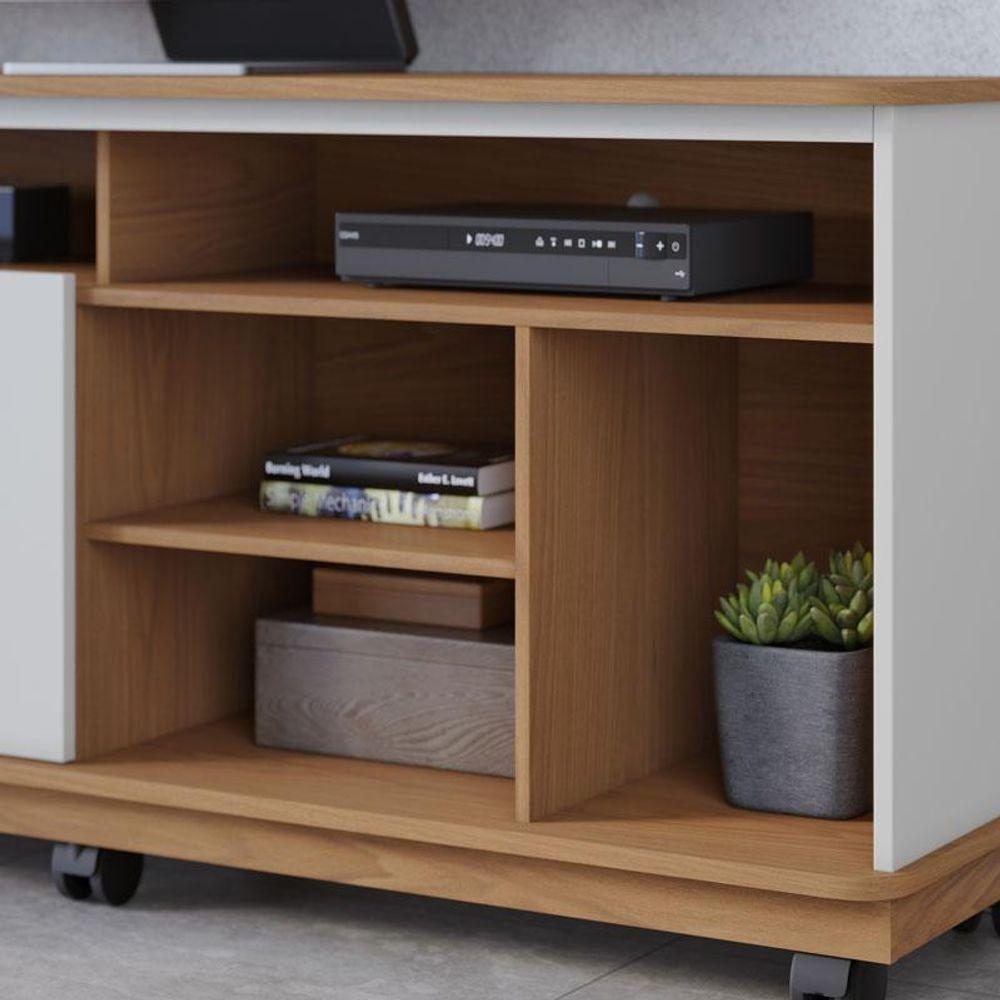 Rack Bancada Ambiente Jurerê 1.5 Freijó Off White Matte – Colibri - 7