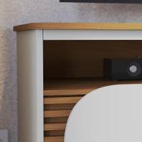 Rack Bancada Ambiente Jurerê 1.5 Freijó Off White Matte – Colibri - 5