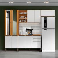 Cozinha Modulada Luana Composição 6 Cinamomo Branco - Aramóveis - 2