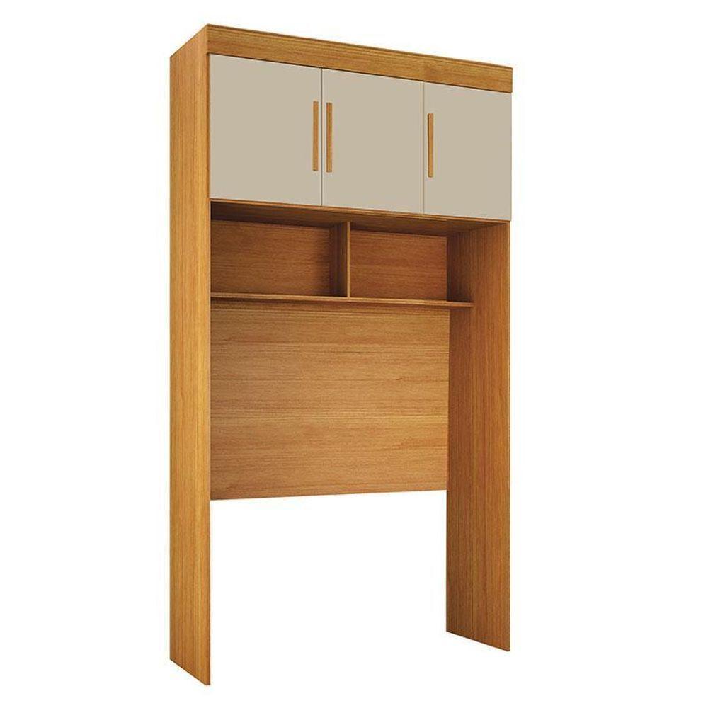 Modulo Orion Aéreo Solteiro Cinamomo Off White – Leifer Móveis - 1