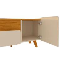 Rack Para Tv Até 75 Polegadas 2 Portas 2 Gavetas Infinity Off White 230cm - 6