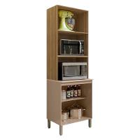 Armário Paneleiro Art 6007 Duplo Forno Freijó Vanilla Riscatto - Kits Paraná - 2