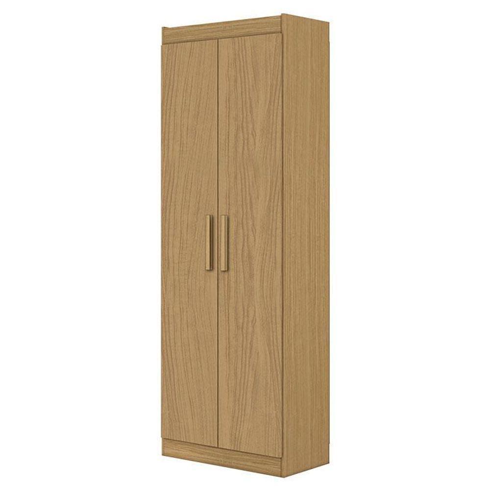 Guarda Roupa Solteiro Paris 2045150 Com Armário Multiuso 2000191 E Cômoda 2014148 Atacama - Aramóveis - 5