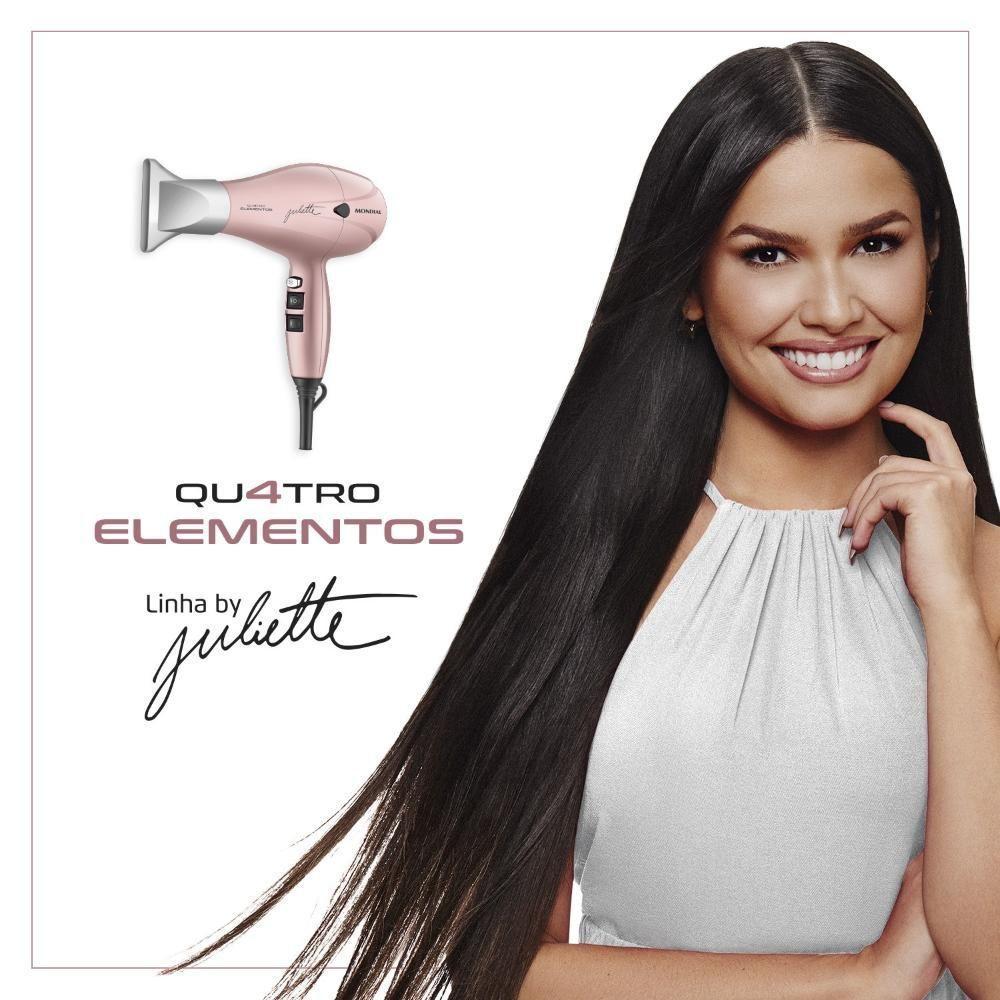 Secador De Cabelos Mondial Juliette SCP-JU-01 Rosê 110V - 2