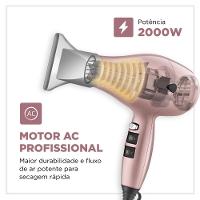 Secador De Cabelos Mondial Juliette SCP-JU-01 Rosê 110V - 3
