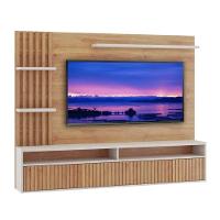 Painel Home Para Tv Até 65 Polegadas 1 Porta Versalhes Mel E Off 180cm - 1