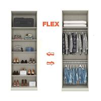 Armário 2 Portas Com Espelhos Predileto Areia - Henn - 3