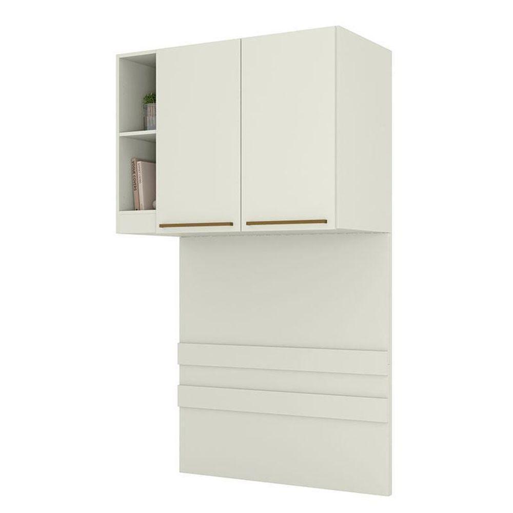 Armário Ponte Solteiro 2 Portas Predileto Areia - Henn - 1